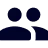 Silhouettes of three people against a dark blue background.